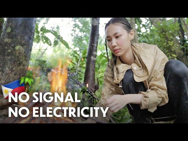 Korean’s Off-Grid Camping in the Philippine Forest 🌴 | pt.1