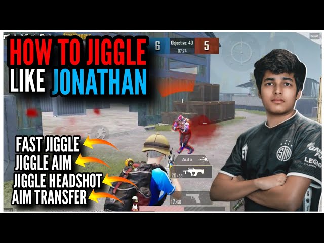 HOW TO JIGGLE LIKE JONATHAN IN PUBG MOBILE | WIN EVERY CLOSE FIGHT | PUBG MOBILE