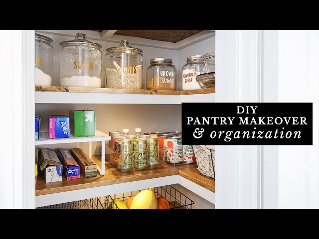 DIY Pantry Makeover & Pantry Organization