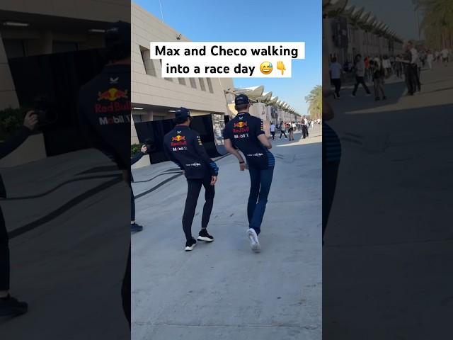 They didn’t know we did this 😳 #F1 #maxverstappen #checoperez