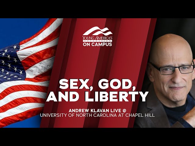 Sex, God, and Liberty | Andrew Klavan LIVE at University of North Carolina at Chapel Hill