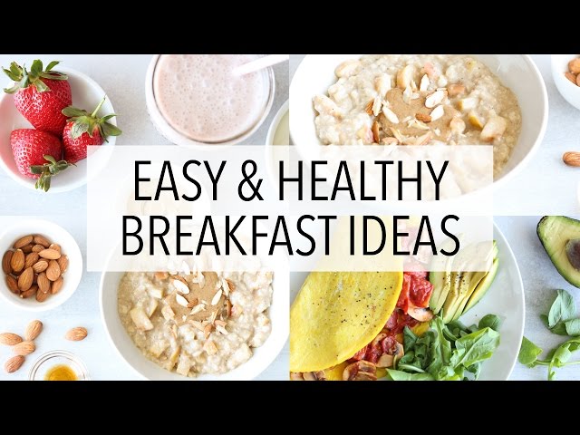 3 HEALTHY BREAKFAST IDEAS - Recipes For Weight Loss (+Gluten Free)