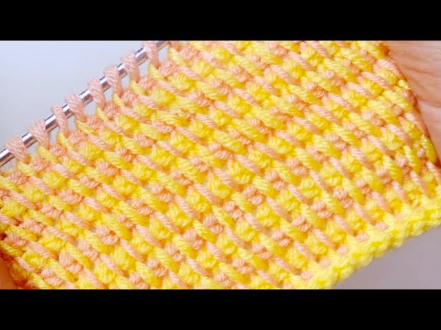 🧶Super Very Very Easy Tunisian Crochet Stitch