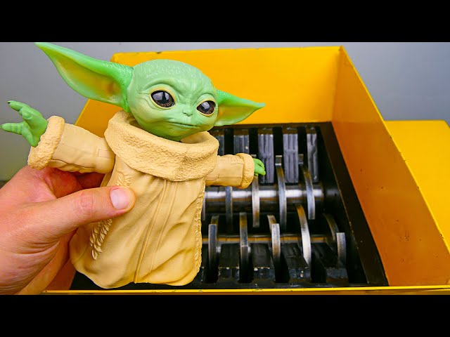 Shredding Baby Yoda!