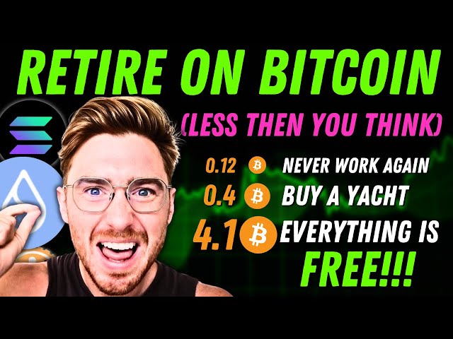 How Much Bitcoin You Need To Retire! (It’s Less Than You Think)