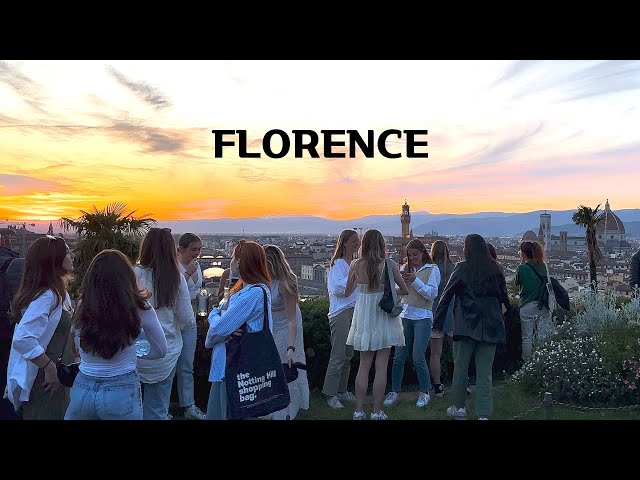 [4K]🇮🇹 Pisa & Florence: Half day tour of Pisa, Galleria dell'Accademia, Piazzale Michelangelo.  2023