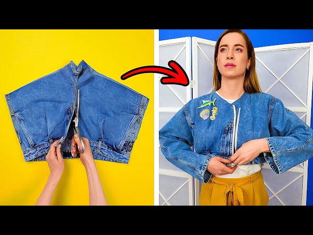 👖 ♻️Denim Revival! Stylish Ways to Upcycle Your Old Jeans into Fashion Gems 💎