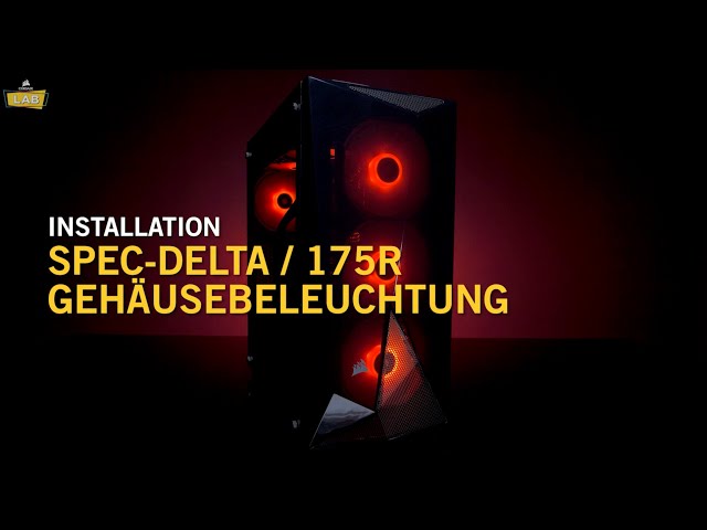 HOW-TO: Anschließen der RGB-Lüfter eines SPEC-DELTA / 175R