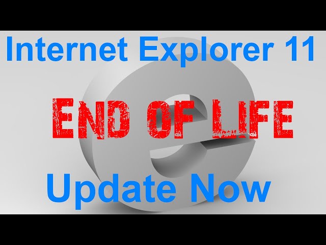 Microsoft Internet Explorer Unsupported Version | Update Now!