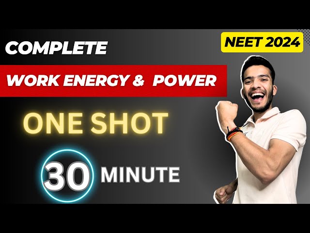Work Energy and Power🚀 in 30 min | Zero to Hero Physics | Tricks and tips | Nikhil Upadhyay