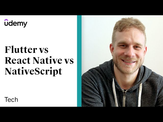 Flutter vs React Native vs NativeScript vs Ionic vs PWAs | Maximilian Schwarzmüller, Udemy