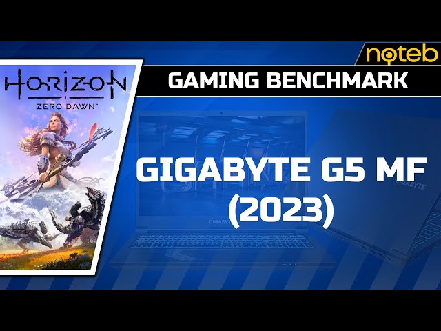 Gigabyte G5 MF (2023) - Horizon Zero Dawn [ i5-12500H | RTX 4050 ]