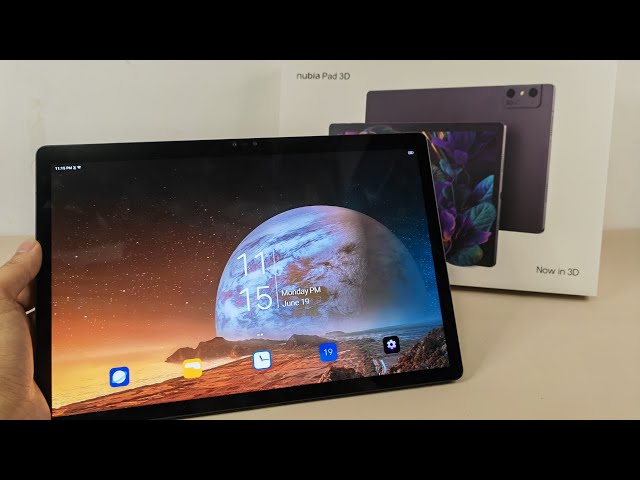 Nubia Pad 3D, World's First Ai Driven 3D Tablets Quick Unboxing & Hands On. #nubiapad3d