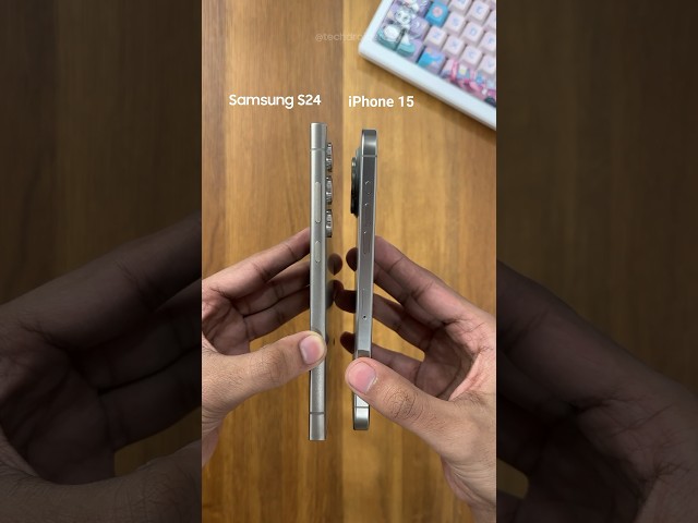 Samsung S24 Ultra vs iPhone 15 Pro Max