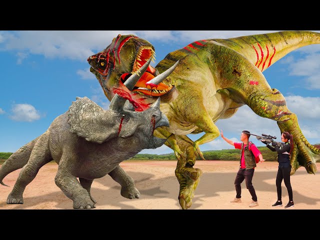 Best DINOSAUR FIGHT In Jurassic World Dominion | Last Blockbuster T-rex Chase | Dinosaur | Ms Sandy
