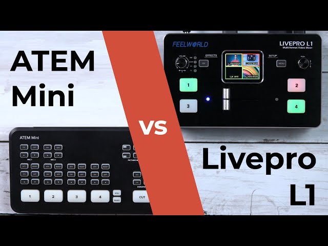 Feelworld Livepro L1 vs ATEM Mini: Which is the best HDMI switcher for YOU?