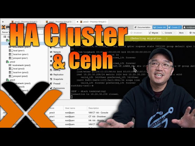 Setting Up Proxmox High Availability Cluster & Ceph