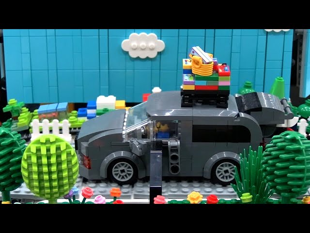 Motorized LEGO Road Trip Scene