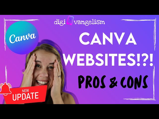 CANVA WEBSITES in 2023: Pros & Cons