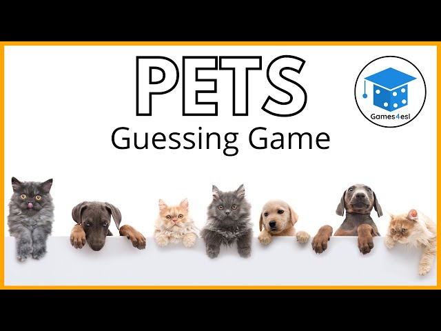Pets In English | Guessing Game