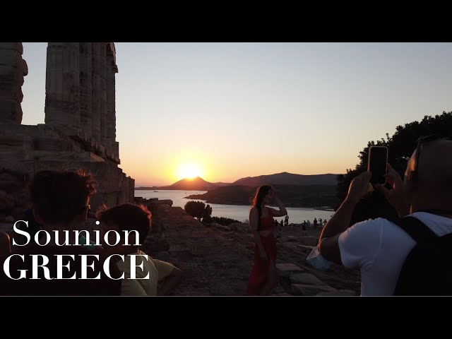 Breathtaking Sunset At Cape Sounion | Temple of Poseidon | Greece Walk | Athens [4K HDR]