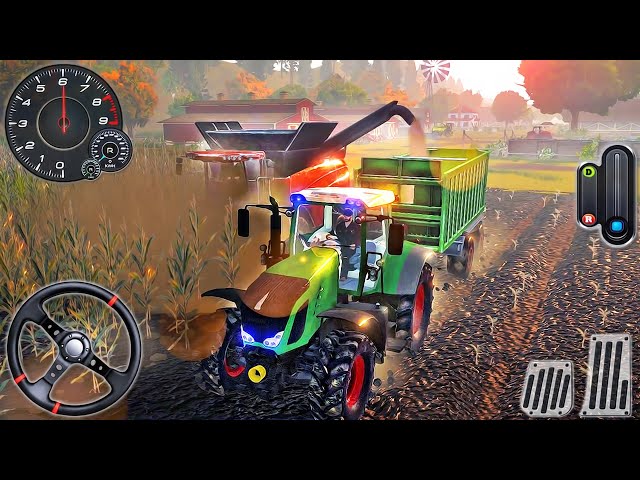 Real Tractor Farming Simulator 3D - New 2024 Android GamePlay
