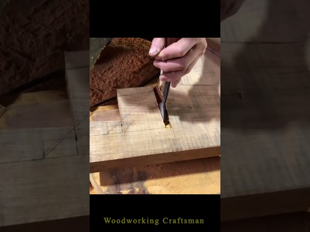 Tips Crafting Giant Joint #woodworking #woodworkingcraftsman #hardwood