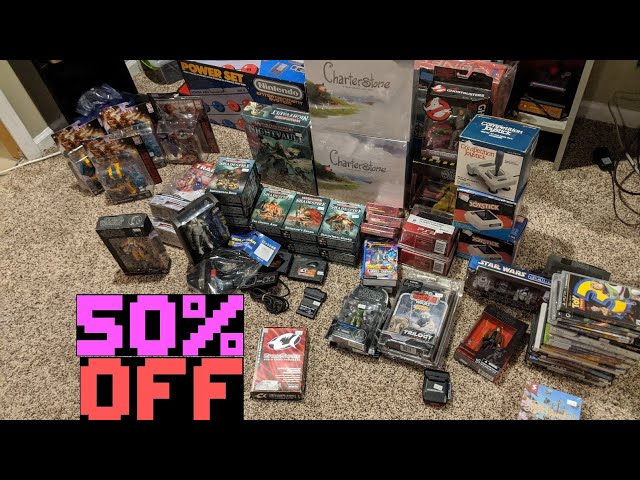 Video Game/ Toy Store CLOSING... I bought tons of stuff!