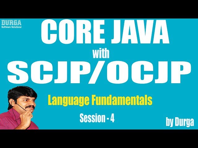 Core Java with OCJP/SCJP: Language Fundamentals Part-4 || Literals Part-1