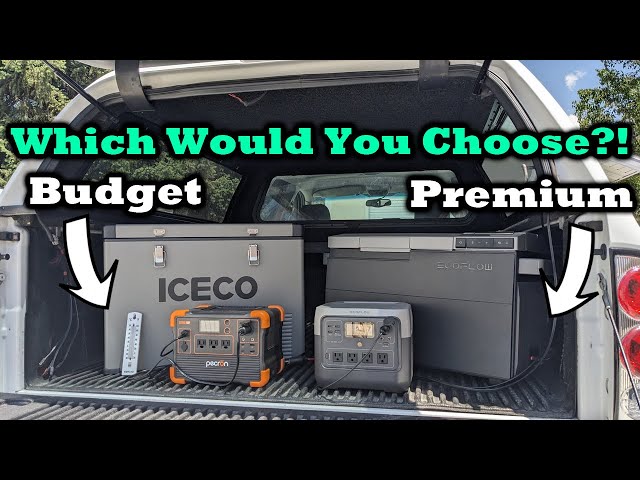 72 Hour Compressor Fridge Showdown! Budget Cost VS Premium Cost!  #iceco #ecoflowglacier