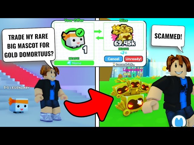 HOW to GET a DOMORTUUS! [EASY] with ONLY a BIG MASCOT! Pet Simulator X ROBLOX #shorts