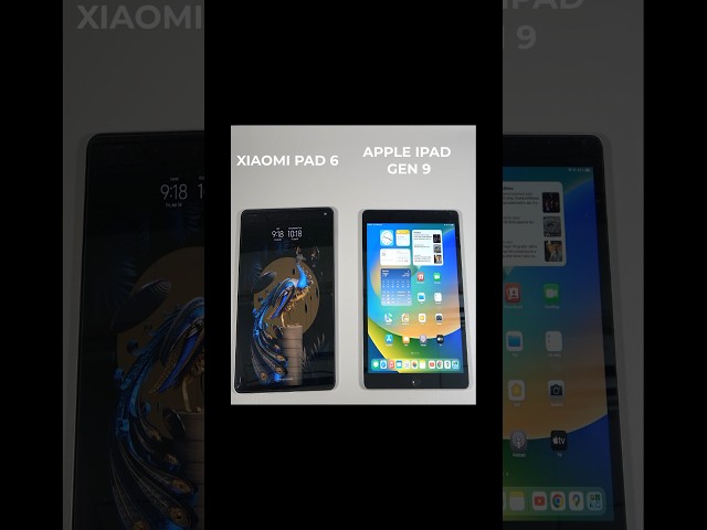 Xiaomi Pad 6 vs Apple iPad Gen 9 - SPEEDTEST