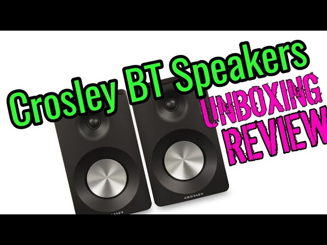 The Crosley Bluetooth Speakers Unboxing & Review!!!