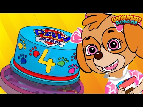Paw Patrol Skye's BIRTHDAY Animation for Kids!
