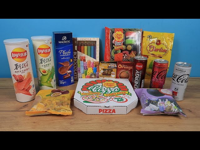 Durian candies, Chupa Chups Pizza and other unusual treats!