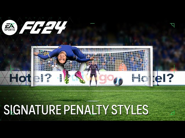 EA FC 24 All Signature Penalty Styles! (ft. Haaland, Mbappe, Jorginho, etc)
