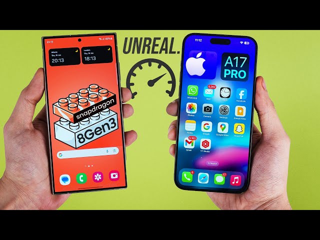 Samsung Galaxy S24 Ultra vs iPhone 15 Pro Max - Speed Test (WOW)