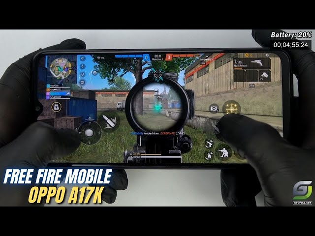 Oppo A17k test game Free Fire Mobile | Helio G35