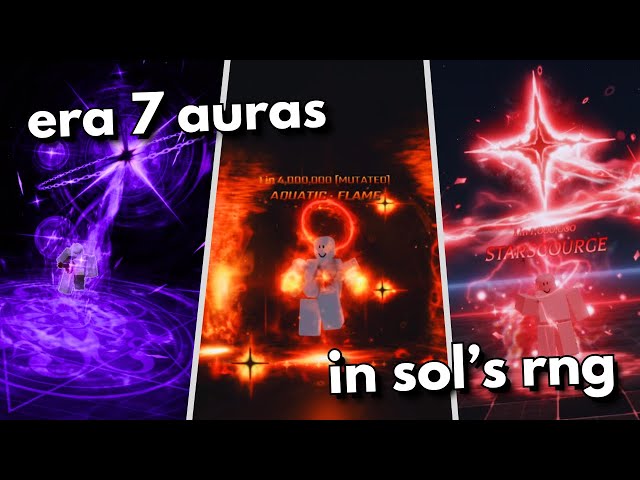 SOL'S RNG ERA 7 COMMUNITY AURAS (Sol's RNG)