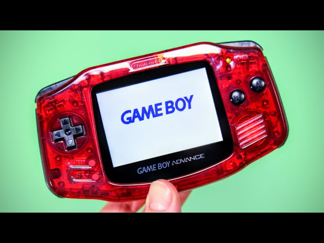 POLISHED Red GameBoy Advance Mod