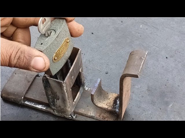 How to mount a hasp with padlock protection | How to secure padlock | How can we secure Padlock?
