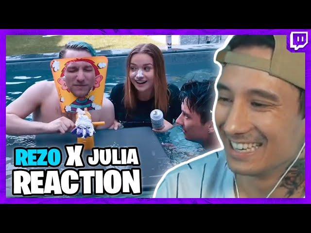 Ju reagiert auf Julia Beautx und Rezo im Pool - Warum SIMP?? | Julien Bam Twitch Highlight