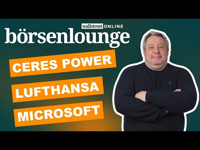 Microsoft | Lufthansa | Ceres - Pfizer erleidet schweren Rückschlag!
