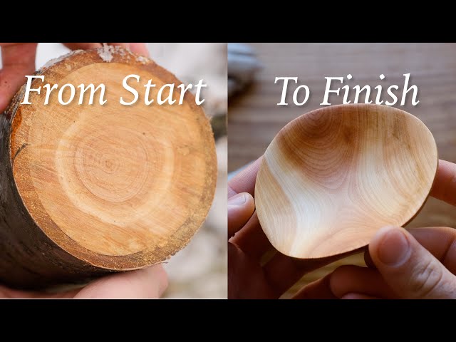 How I Carve a Small Bowl from Start to Finish – Narrated Version