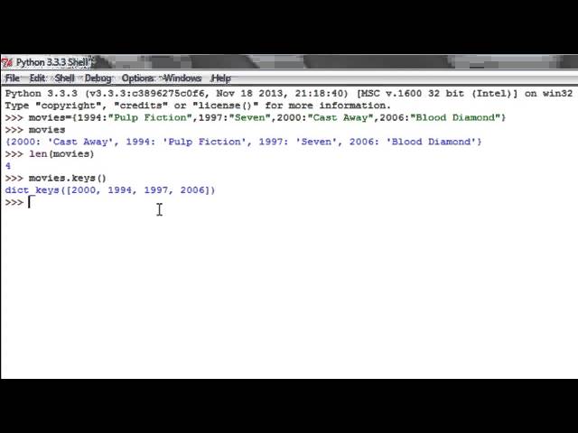 Python Programming Tutorial - 32: Dictionary Functions