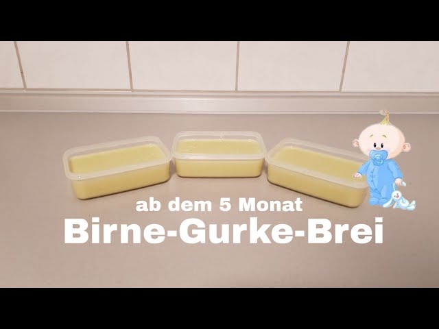 Birne-Gurke-Brei ab dem 5 Monat,  Monsieur Cuisine Connect,  Thermomix