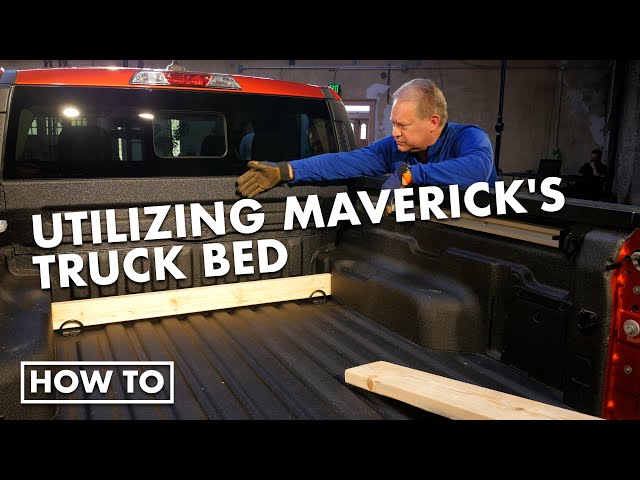 2022 Ford Maverick truck bed demonstration
