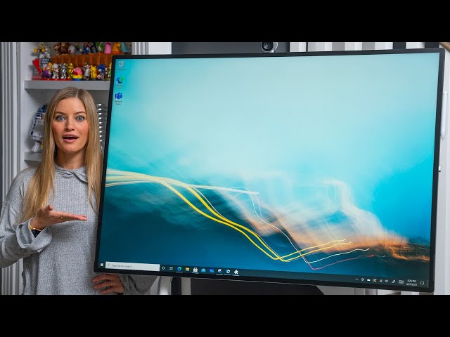 I have a 50in Surface Hub 2S in my living room!!! Unboxing and first impressions!