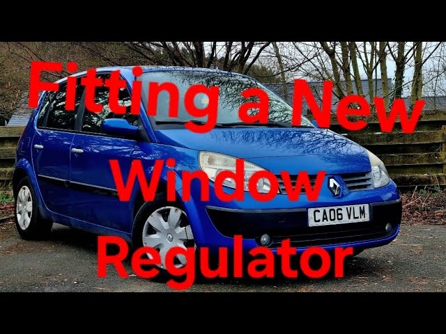 Fitting a Window Regulator (Renault Scenic 06)
