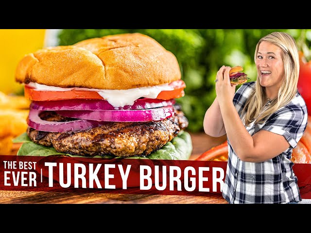 Best Ever Juicy Turkey Burgers